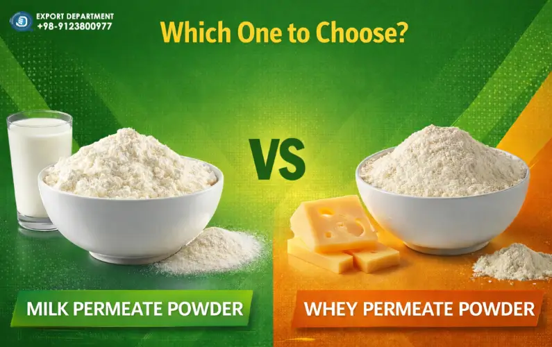 مسحوق بيرميت الحليب مقابل مسحوق بيرميت مصل اللبن: التركيب والاستخدامات الصناعية